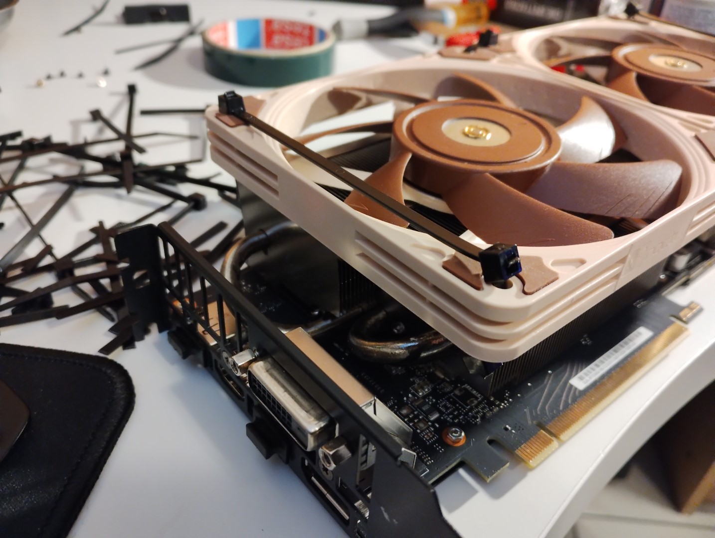 Modded with Noctua fans