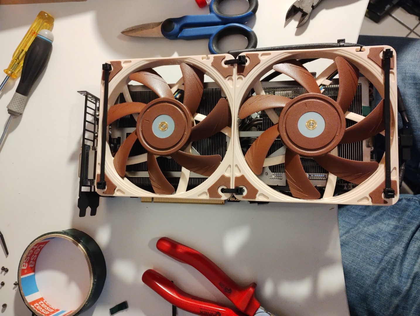 Modded with Noctua fans